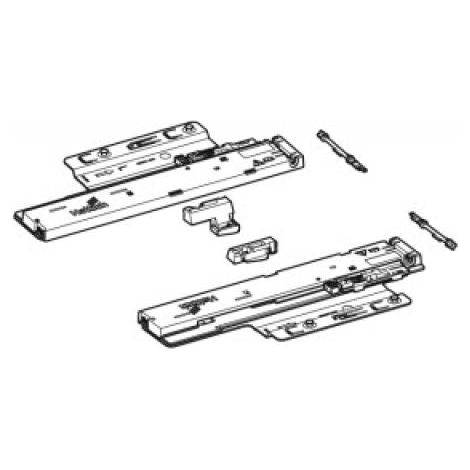 Système d'ouverture Push to open pour coulisses Quadro YOU Silent System - 8/20kg - HETTICH (1/2)