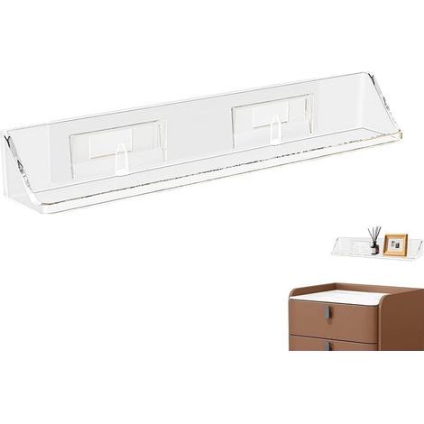 Transparente Wandregale – Unsichtbarer Organizer aus Acryl für Bad, Badezimmer, Schminktisch, Küche, Dusche, Schlafzimmer, Parfums, Tassen, Fotoalben, Make-up, Sammlerstücke (1/5)
