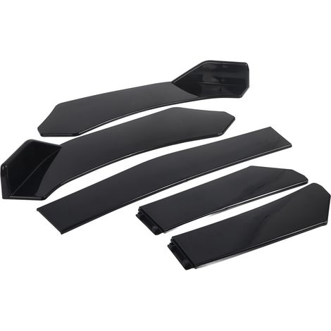 Kit carrosserie 5 pièces pour pare-chocs avant, diffuseur de spoiler universel et protection contre les aérographes (1/5)