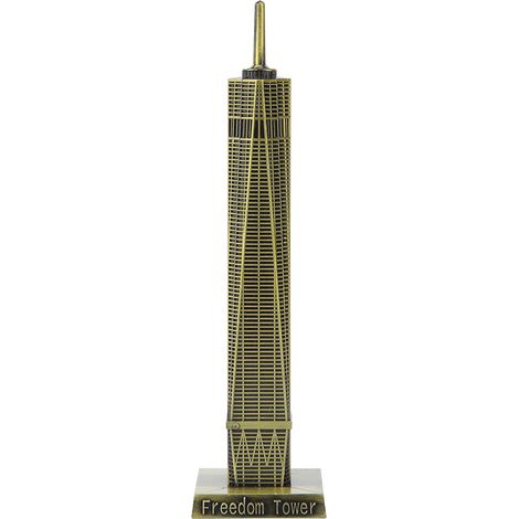 Maquette Métallique Tour De La Liberté Décoration Bureau Maison Collection Cadeau - 1 Pièce (1/5)