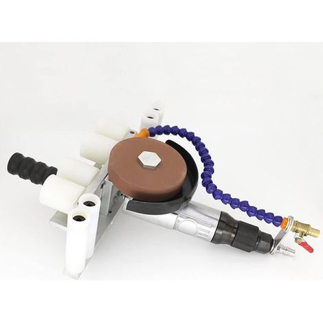 Machine de Bordure pneumatique Bordure pneumatique en Verre Bord Droit Machine à arrondir Les Coins en céramique Rectifieuse de Bord de Pierre (Color : 5MM, Size : Type) (1/5)