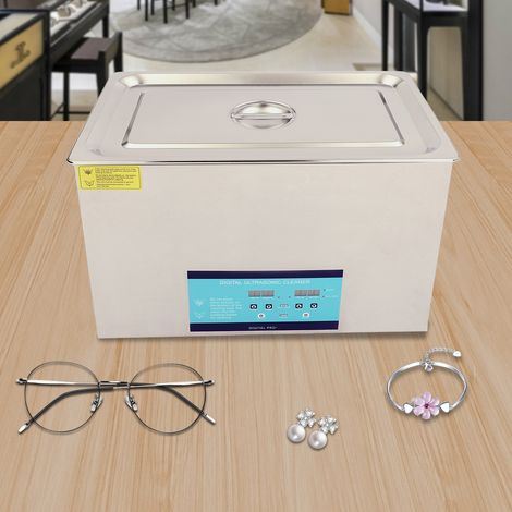 Digital Timer Washing Machine Modern Ultrasonic Cleaner with Degassing 30L
