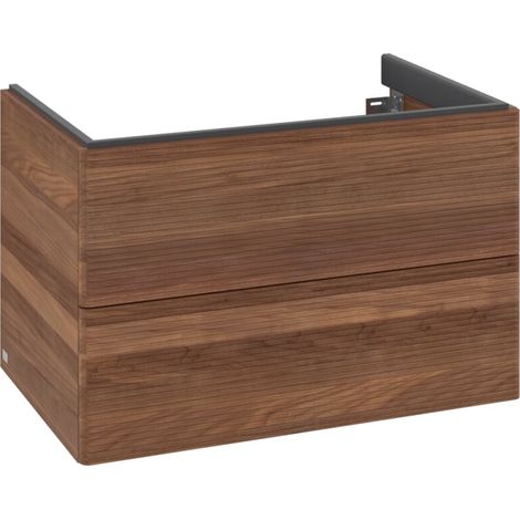 Vilelroy & Boch Waschbeckenunterschrank Antao K04100 788x504x496mm Eckig Warm Walnut (1/3)