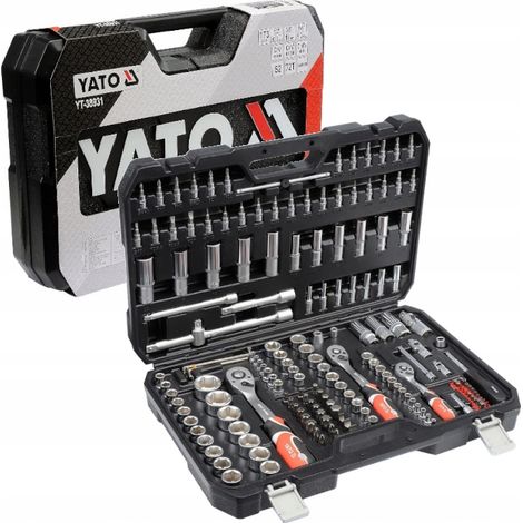 Yato YT-38931 Juego de llaves de carraca negras 173 piezas (1/5)