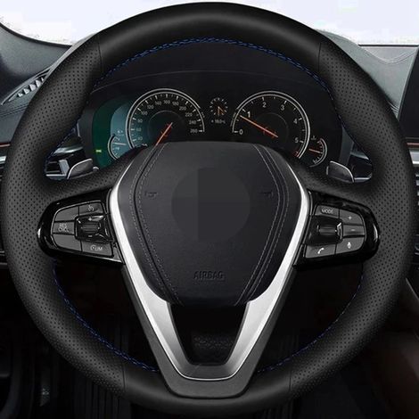 (Style 2-) Housse de volant personnalisée, tresse d'origine, compatible avec BMW G20 G21 G30 G31 G32 X3 G01 X4 G02 X5 G05 X7 G07 Z4 G29 (1/5)