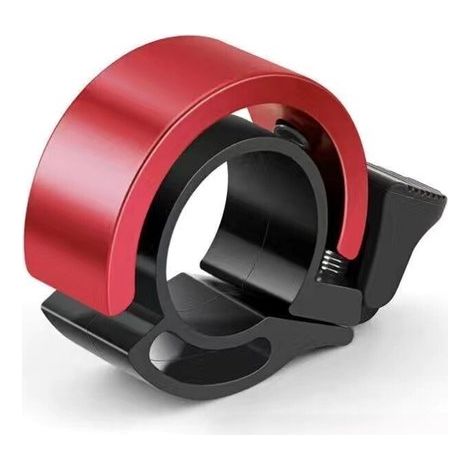Timbre de bicicleta invisible de diseño elegante (Plata) (¡Apto para manillares de 22 mm) aún resistente impactos, fabricado aluminio plástico (1/5)