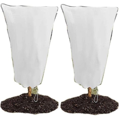 plant Wintering Veil, Set Of 2 Plant Wintering Covers, 60 X 80cm Plant Protection Covers Against Cold And Frost, Shrub Protection Tarpaulin Plant (1/5)