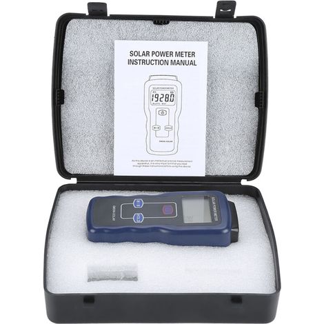 Solar energy meter, W/m²/Btu, energy tester, radiation for meteorological measurements (1/5)