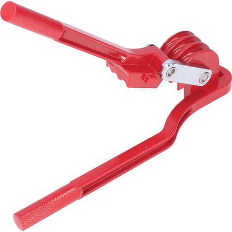 Plie-tube manuel en acier allié rouge pour cuivre laiton aluminium acier fin 3 en 1 1/4 5/16 3/8 pouces 0-180° outil cintrage tuyau (1/5)