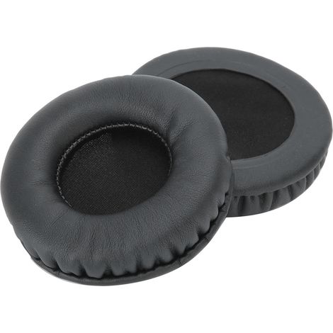 Coussinets d'oreille universels de rechange en mousse pour casque audio 75 mm, noirs (1/5)