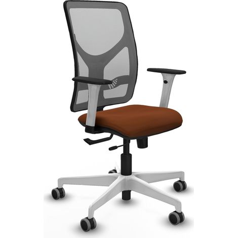 Chaise de bureau piqueras y crespo Motilla blanc cuir synthétique mousse 50 mm (1/2)