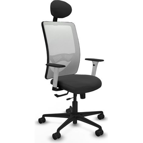 Silla de oficina piqueras y crespo Zulema blanco espuma alta densidad (1/2)