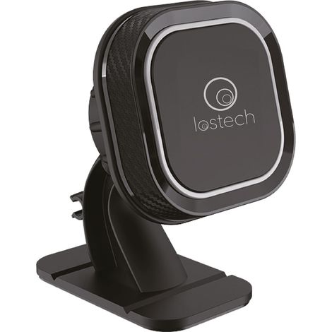 1PZ SUPPORTO SMARTPHONE PER AUTOMOBILE BASE ADESIVA rotazione libera