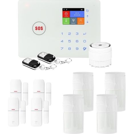 Alarme maison 4G connectée sans fil wifi et gsm amazone - lifebox - kit animal 4 (1/5)