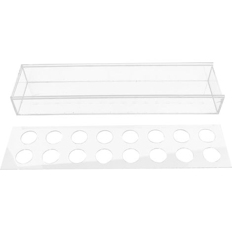 Vase à Fleurs Rectangulaire en Acrylique Transparent, Centre de Table Chic Texture Fine et Finition Délicate, pour Bureau et Jardin à Domicile