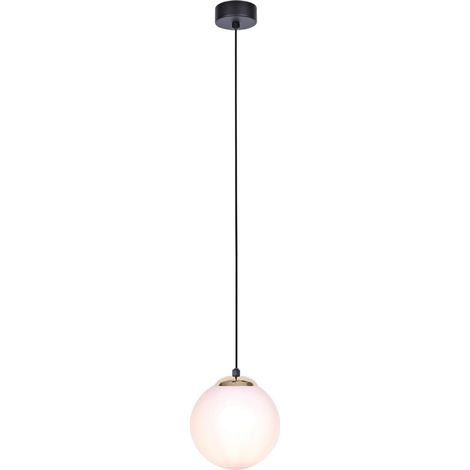 Suspension moderne boule verre blanc E27 Kaja ISLA K-4911 (1/3)