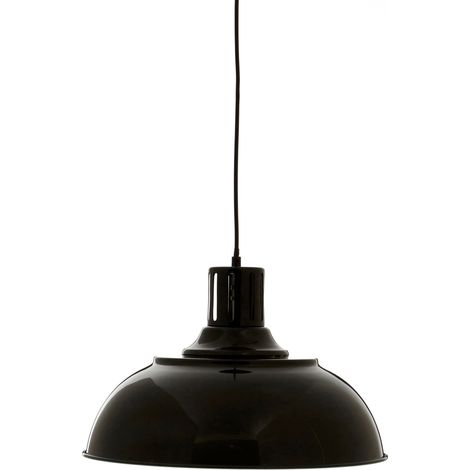 Premier Housewares Black Metal Pendant Light Modern Elegant Ceiling Light Chandelier 41 x 41 x 120 (1/4)