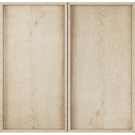 Mobile da bagno, a parete, 60 x 21,6 x 58 cm, quercia (1/5)
