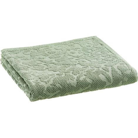 Drap de douche serviette de bain pour salle de bain coloris thym 70 x 130 cm - PANGIVO (1/3)