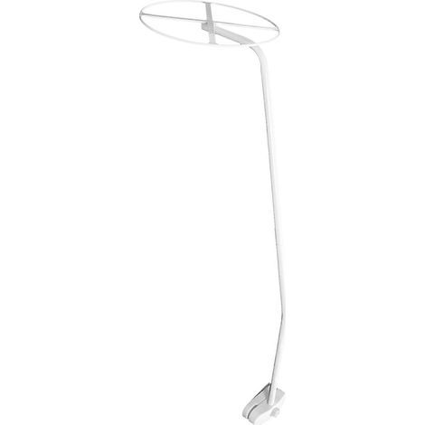 support de moustiquaire en tube d'acier, accessoire de chambre-88.00X27.50X27.50CM-White (1/4)