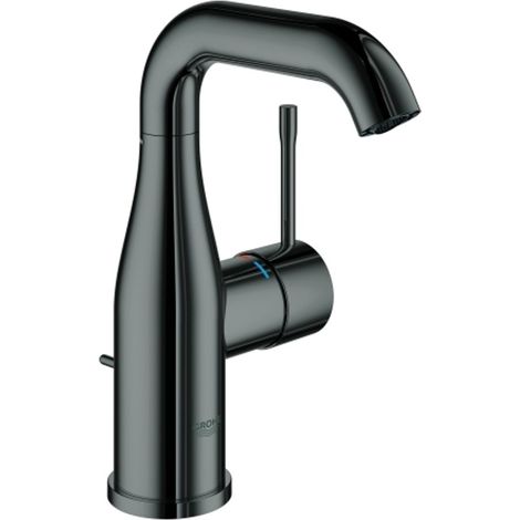 GROHE Grifo electrónico de lavabo Essence 241731 M-Size caño U hard graphite, 24173A01