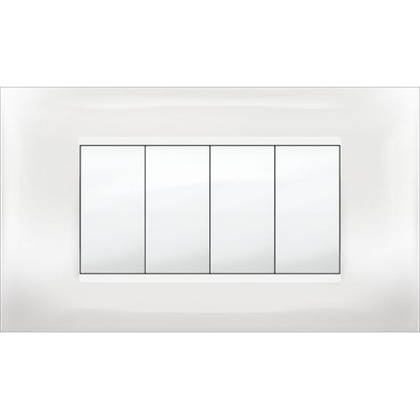 PLACCA MIVIDA PLANA BIANCO 4P- 1,0 pz