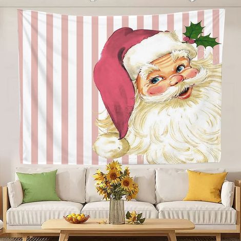 Revêtement mural en tissu, nappes rétro style plage pour chambre 200x150cm (1/5)