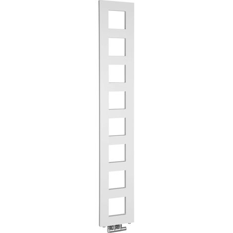 Sapho Block - Heizkörper, 28x175 cm, 461 W, weiß matt IR184 (1/5)