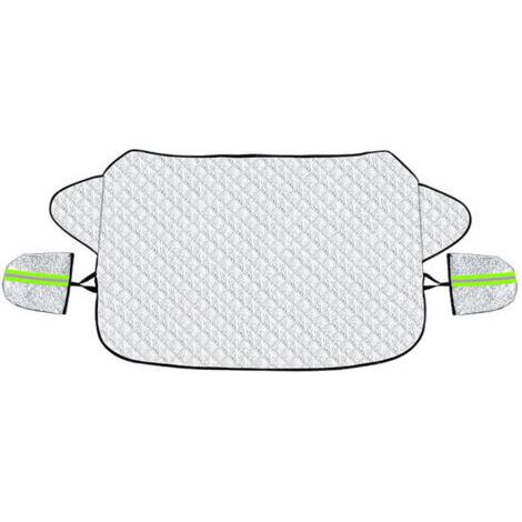 Couverture Pare Brise Voiture Protection Pare Brise Hiver Protege Pare Brise Magnétique Universelle Couverture Repliable pour Bache Voiture Anti Givre Neige UV Poussière Pluie (147x100cm) (1/5)