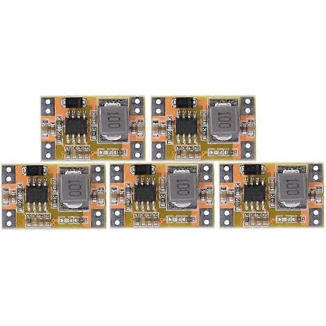 Module régulateur de tension DCDC 5 pièces, convertisseur abaisseur 9V 12V 19V vers 5V 3.3V USB, alimentation de charge voiture, 5V (1/4)