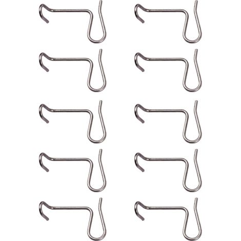Juego de 10 tensores de alambre para postes metálicos, herramientas para tensar y fijar cercas de jardín, granja o huerto. (1/5)