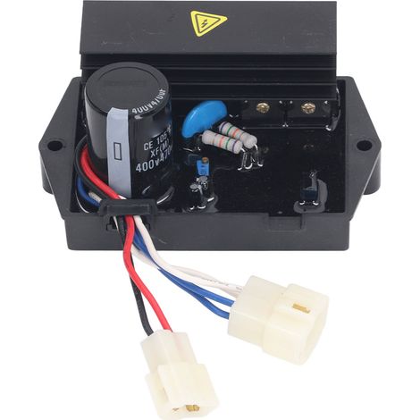 Régulateur de tension automatique (AVR) monophasé 6 fils 400 V 470 µF pour générateur 10-15 kW (compatible BINSON KL1130, KL1100, KL1180) (1/5)