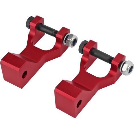 Tieferlegungssatz für die Vorderachse von Quads, 3,5-Zoll-Leichtmetallfelge, passend für Raptor 660 660R YFM660R (2001–2005), rot (1/5)