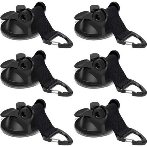 6 PièCes Ancre à Ventouse Ventouses d'ancrage Ancre à Ventouse Camping-Car pour Le Camping, Les Camping-Cars, Tente, Auvent (1/4)