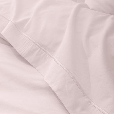 Drap plat percale de coton peigné "Julian" toutes dimensions Coton Pur - Julian Rose - - Julian Rose - 270 x 300 cm pour lit King size (1/3)