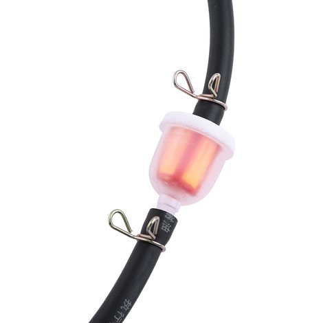 Filtre à essence moto universel 1x avec tuyau et colliers pour moteur essence (1/5)