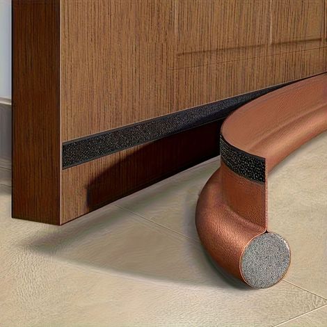 Paraspifferi sottoporta per porte da 95 cm, paraspifferi per porte di piccole dimensioni, guarnizione sottoporta per bloccare le correnti d'aria (1/5)