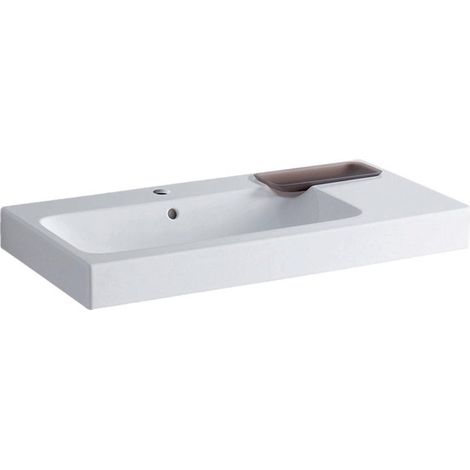 Lavabo Geberit iCon 900x485mm con cuenco decorativo derecho we