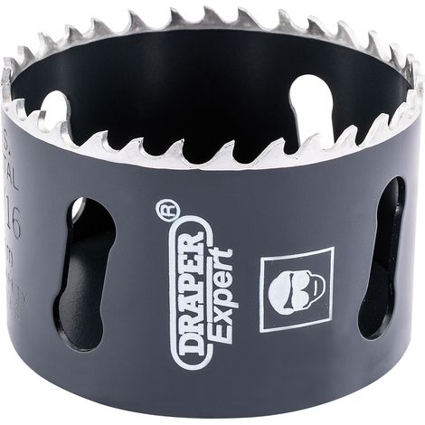 Draper HSS Cobalt Hole Saw Kit – 65mm Diameter for Heavy-Duty Drilling and Cutting Applications