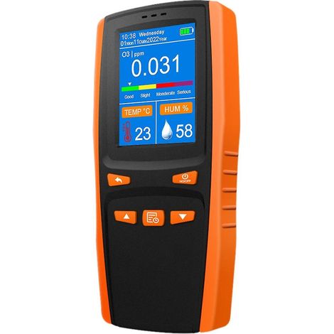 Détecteur d'ozone portable, ozonomètre O3, capteur intelligent, analyseur de gaz (1/5)