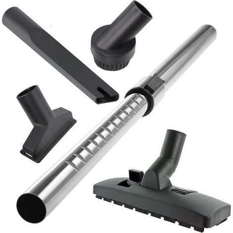 Tige télescopique et Mini kit d'outils pour Tous Les aspirateurs avec raccord de Tuyau de 32 mm de diamètre (1/4)
