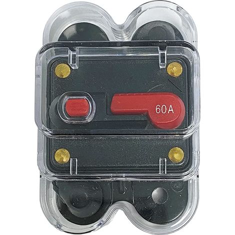 Offgridtec Interruttore di Protezione DC Manuale 12V 24V 48V 60A IP56 contro Sovraccarico e Cortocircuito (1/5)