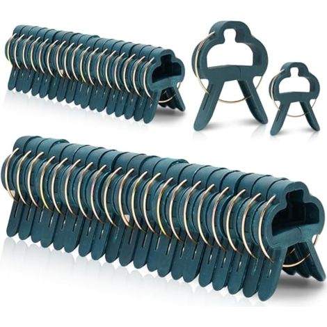 Lot de 60 attaches plantes réglables pour jardin, tomates, vignes et légumes – 2 tailles incluses (3 lots de 20 pièces) (1/5)