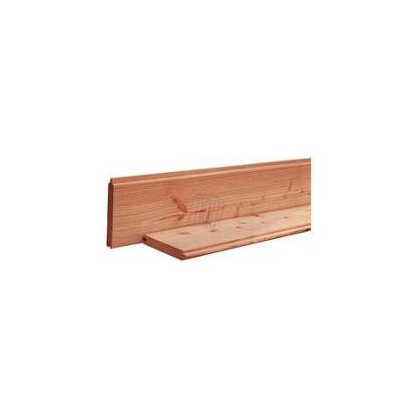 Sud Bois – Planche emboîtement 28x195mm Douglas traité autoclave marron – Longueur 3m – Pour revêtement intérieur et extérieur (1/5)