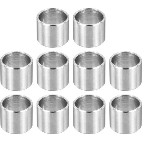 Entretoise en Acier Inoxydable, 12Pcs Entretoise Métallique 10mm ID x 12mm OD x 10mm L Bague à Vis pour 3/8" ou M10 Boulon (1/5)