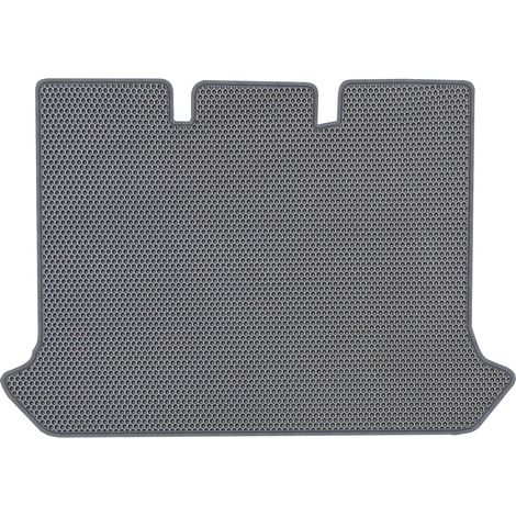 Alfombrilla de maletero de EVA para Fiat Doblo I Kombivan (2000-2010), revestimiento tipo panal de abeja - GRIS (1/5)