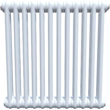 Bircham - White 2 Column Radiator H600mm x W566mm