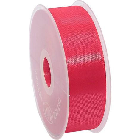 Ruban en taffetas cyclamen, 4 cm x 50 m (lot de 3)