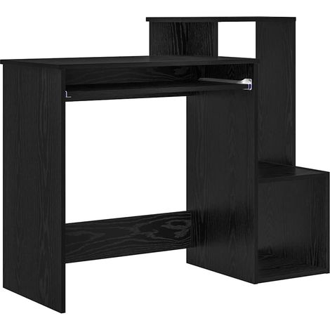Maison Exclusive - Scrivania Rovere Nero 106 x 41 x 88.5 cm Legno multistrato