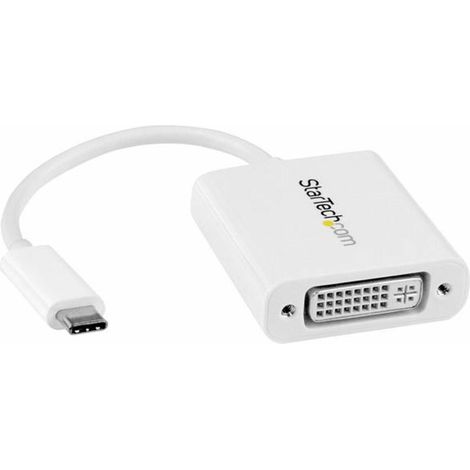 startechcom CDP2DVIW adaptador de vídeo USB-C blanco (1/3)